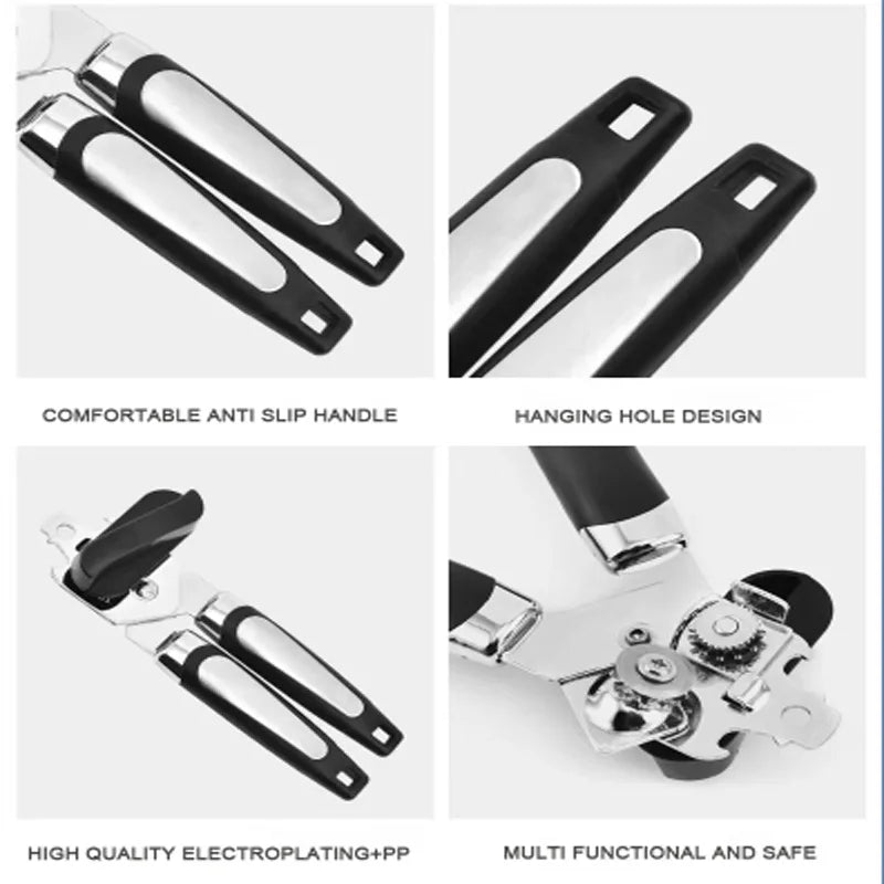 Stainless Steel Multifunctional Can & Bottle Opener