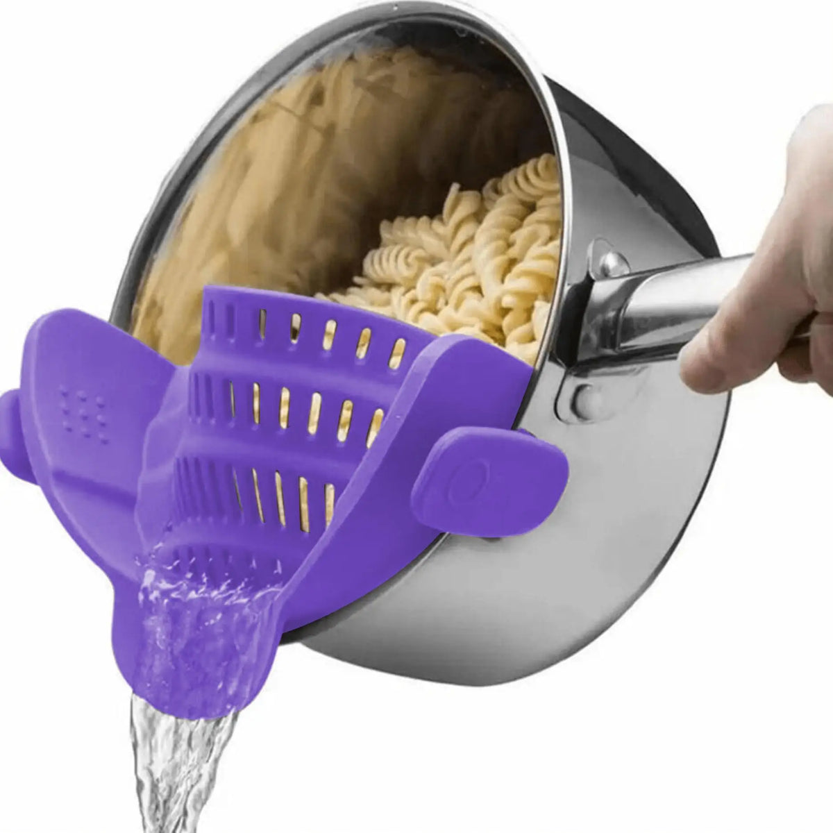 Adjustable Clip-On Pot Strainer – Kitchen Sink & Cooking Colander